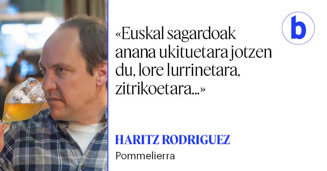 Berria.eus (@berria) on Twitter photo 🗣️ Ardoak sommelierra nola, sagardoak pommelierra. Mundu osoan 122 'pommelier' baino ez daude, eta Haritz Rodriguez da aintzatespen hori lortu duen lehen euskal herritarra. Ez baita gauza bera sagardoa edatea eta dastatzea.
<a href="/EnekoitzTelle/">Enekoitz Telleria Sarriegi</a>
berria.eus/bizigiro/euska… 🗣️ Ardoak sommelierra nola, sagardoak pommelierra. Mundu osoan 122 'pommelier' baino ez daude, eta Haritz Rodriguez da aintzatespen hori lortu duen lehen euskal herritarra. Ez baita gauza bera sagardoa edatea eta dastatzea.
<a href="/EnekoitzTelle/">Enekoitz Telleria Sarriegi</a>
berria.eus/bizigiro/euska…