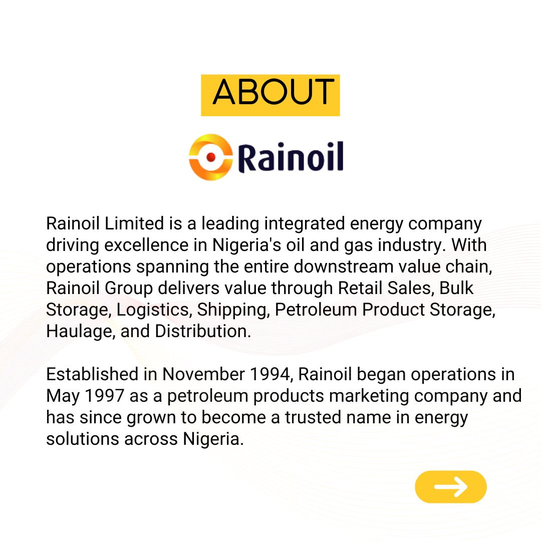 sam_adeyemi's tweet photo. 🌟 Sponsorship Spotlight: Rainoil Ltd 🌟

We’re proud to have Rainoil Ltd as a Diamond Sponsor for SHIFT Conference! Your support is key to making this event a success. 💎

#SHIFTConference #DiamondSponsor #RainoilLtd #LeadershipInAction https://t.co/BFrdgdsr0D