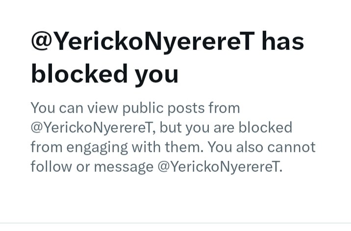 MMatojo's tweet image. Yericko Nyerere ameni block baada ya kutaja majina ya watu aliowaibia kazi zao na kuziweka kwenye vitabu vyake. Sasa Yericko sio mwenzetu maana sio muumini wa haki ya kujieleza