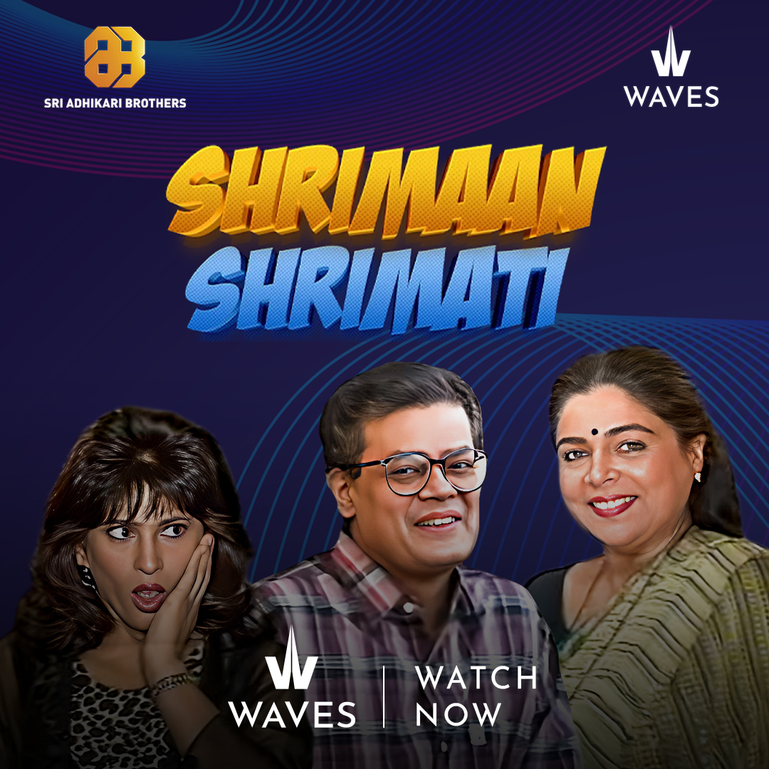 WAVES_OTT's tweet photo. Humorous misunderstandings, domestic chaos, and a whole lot of fun—watch Shrimaan Shrimati, streaming now on WAVES.
#WAVES #WAVESOTT #EntertainmentKiNayiLehar #SabNetwork #ShrimaanShrimati
@centralarchives @DDNational @DDIndiaLive @prasarbharati @MIB_India @SABNetwork_ https://t.co/5SL2whvKSs