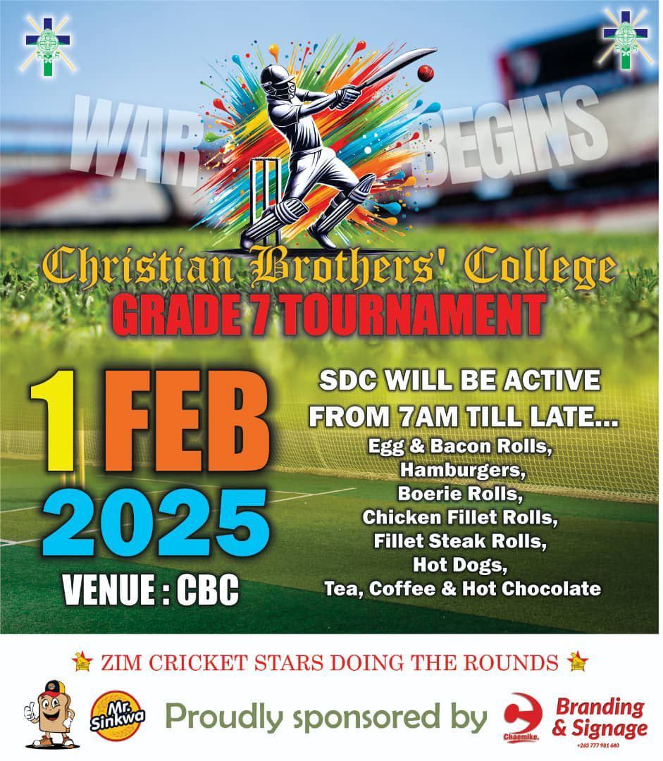 It's game time! Come hungry and grab a delicious bite of Mr. Sinkwa bread while enjoying the Grade 7 Cricket Tournament. 
Bread So Nice You Buy It Twice
#MrSinkwa #FuelForTheGame #Esabantu