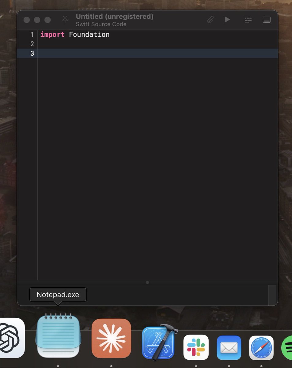 Notepad.exe. One more milestone toward SwiftStudio by <a href="/krzyzanowskim/">Marcin Krzyzanowski</a>