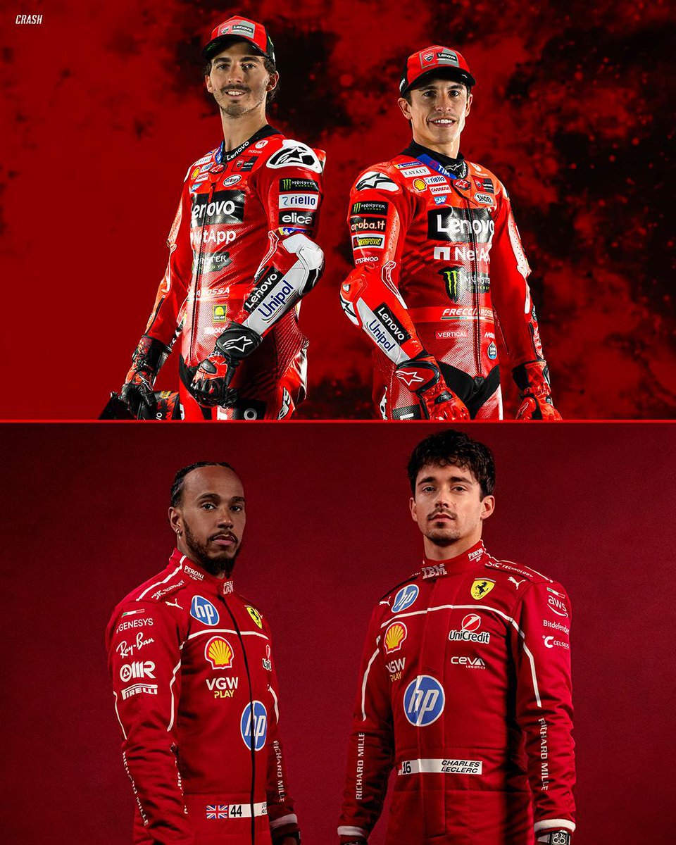crash_motogp's tweet photo. An exciting time to be a Ducati &amp; Ferrari fan 🔴🇮🇹 https://t.co/3wMEi6W9Z0
