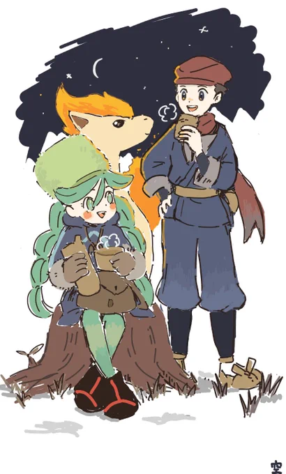 むかし描いたやつ…ハマってたね 絵チャまたやりたいわ〜