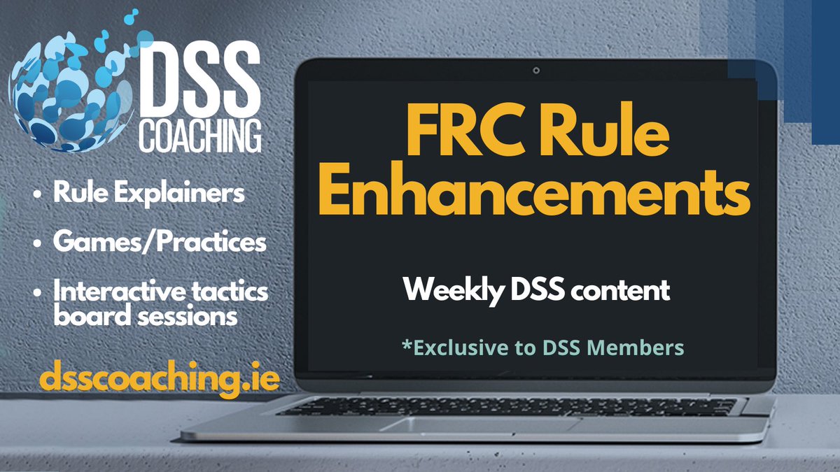 Hi Coaches,

We are excited to announce our weekly content series for members focused on the new FRC rule enhancements! 

Over the next 7 weeks, we’ll break down one rule per week, starting with the basics before diving into the more complex nuances as the season unfolds.

This