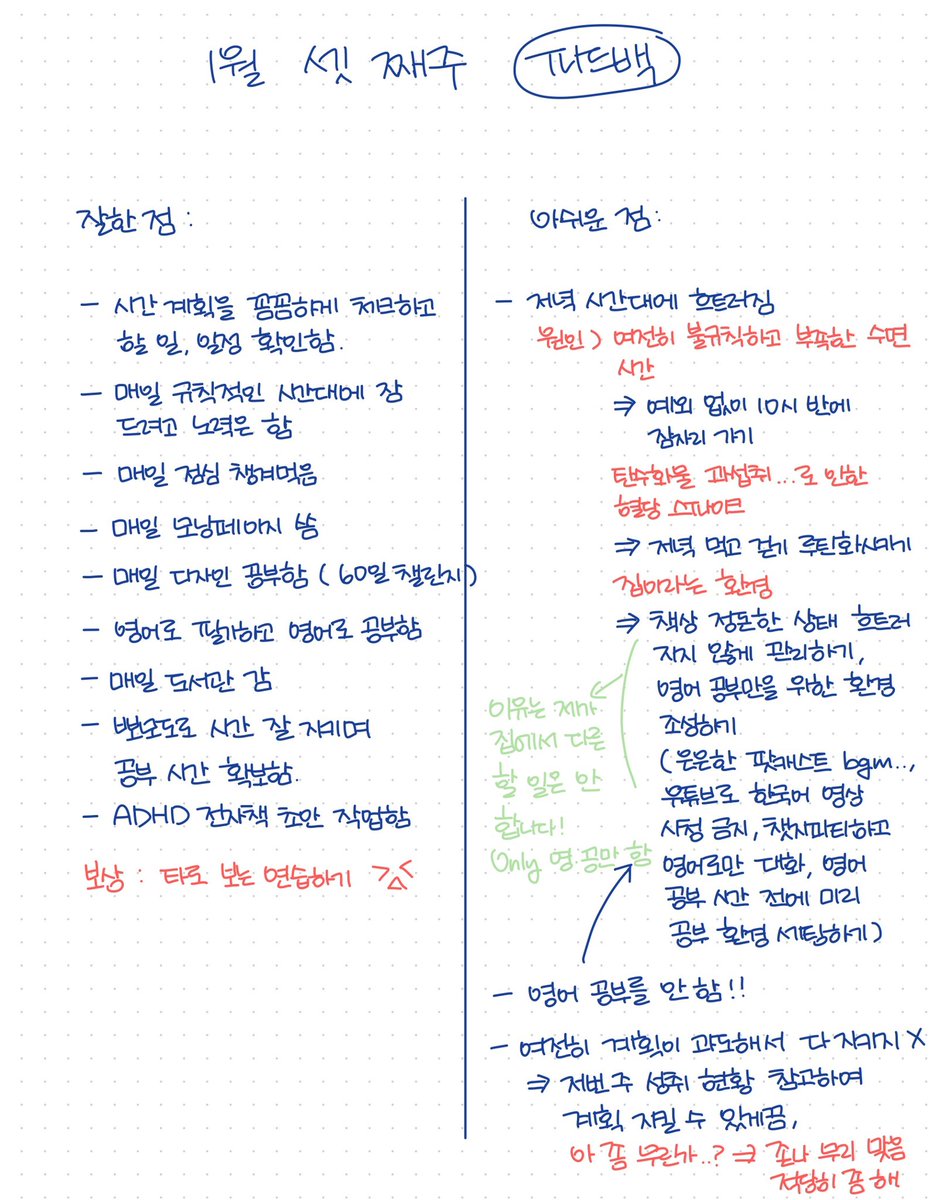 < ADHD인 달팽이의 시간 관리 시스템 >

한 주의 시작부터 하루의 끝까지!
제가 어떤 식으로 일주일을 계획하고
하루를 계획하며 시간을 효율적으로 관리하는지 소개하도록 하겠습니다

사용하는 앱: 노션 , Tick Tick, 선라이즈, 굿노트