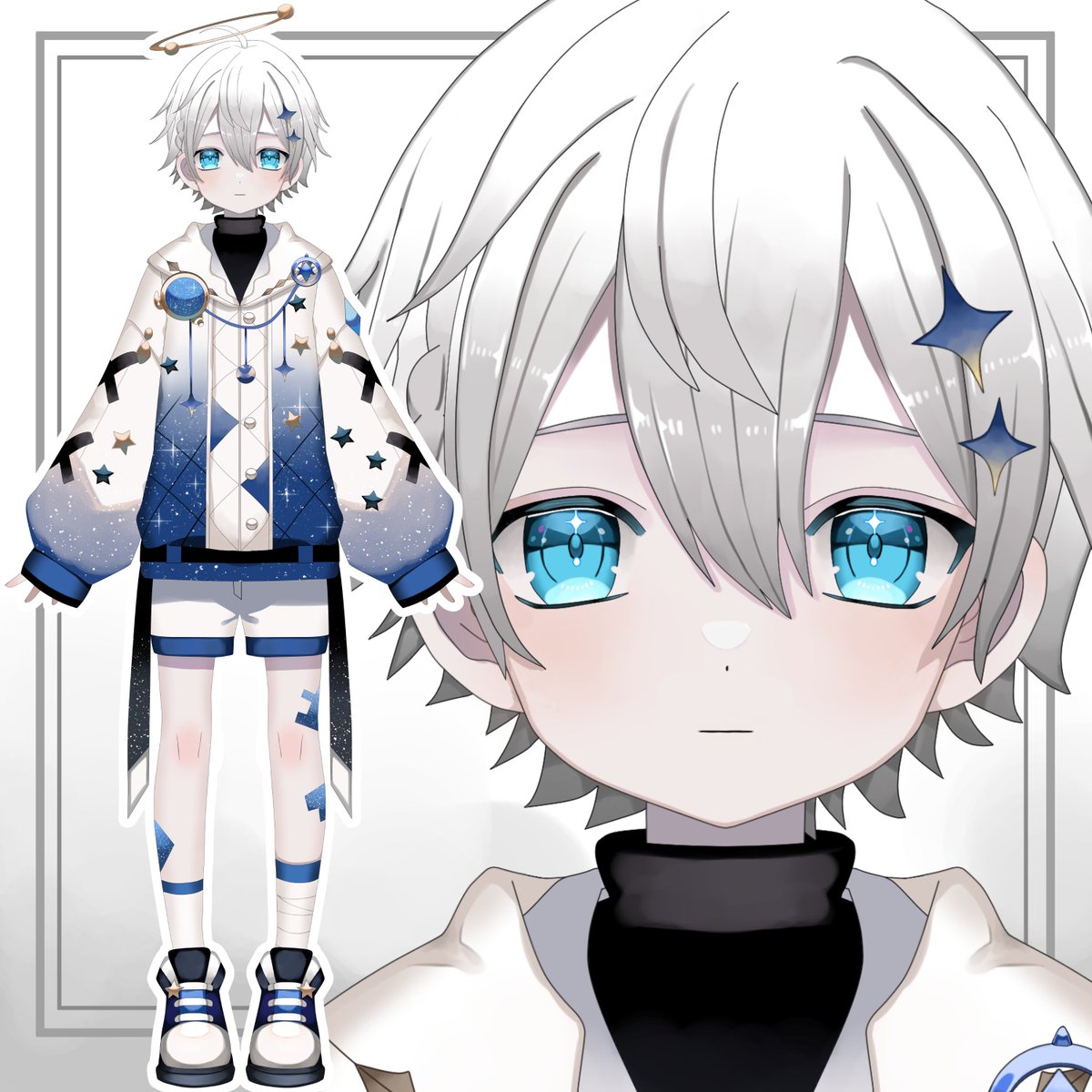 Fuyuno_studio's tweet photo. 【✨ 冬乃グミ × 八百枝 豆ノ助 コラボモデル ✨】
新作のVtuber用Live2Dモデルです！配信準備中の方にもおすすめ💫

📌 Art: 八百枝 豆ノ助（@yaoedamame2）

📌 Live2D: 冬乃グミ

販売モデルのご予約やLive2Dモデリングのご依頼は、冬乃製作所までお気軽にどうぞ📩

#Live2D依頼 #Vtuber魂募集 #Vtuber準備中