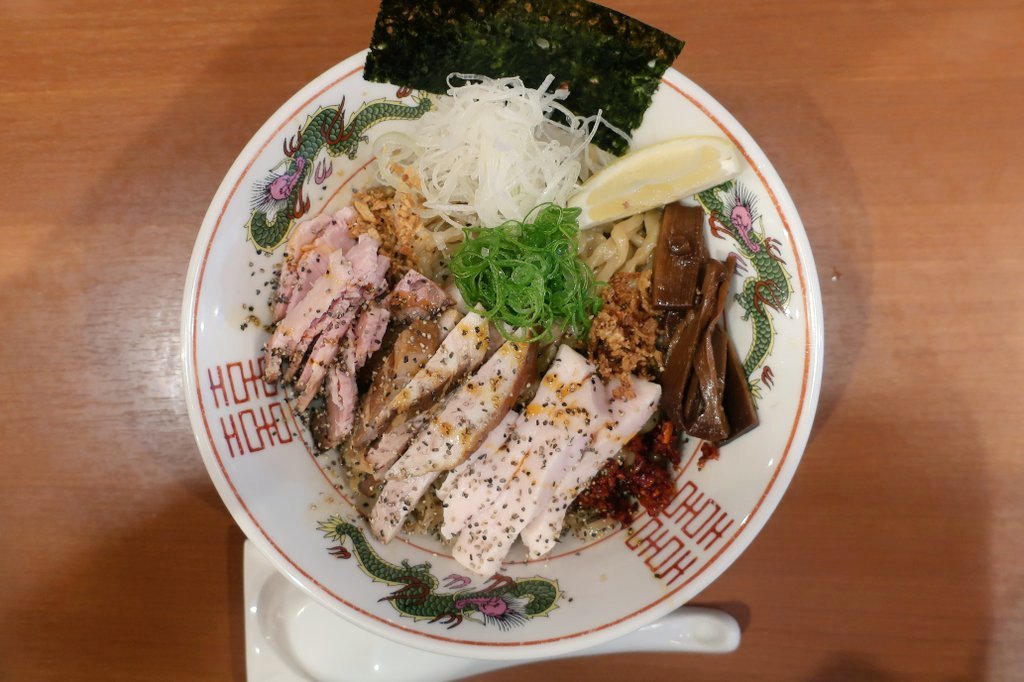 自家製手もみ麺鈴ノ木@狭山ヶ丘にて、まぜそば。「つけ麺」に続き