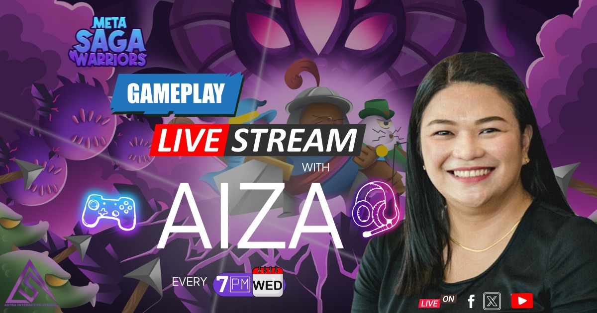 metasagawarrior's tweet photo. ๐ฎ MSW Gameplay Livestream! ๐ฎ
Catch Aiza live on January 29, 2025, at 7 PM! Get ready for MetaSaga Warriors action, exclusive insights, and some epic gameplay! ๐ฅ
Donโt miss the funโletโs crush it together!
https://t.co/xEpw6PFPTN
#MetaSagaWarriors #MSWGameplay #NFTgame https://t.co/GcSgECwbt1