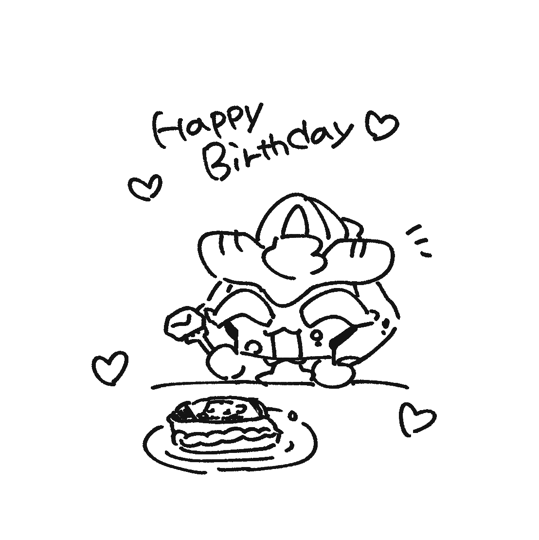 ブバ本体の誕生日もかんブバちゃんの誕生日もあってお得だね おめでとう💝 
