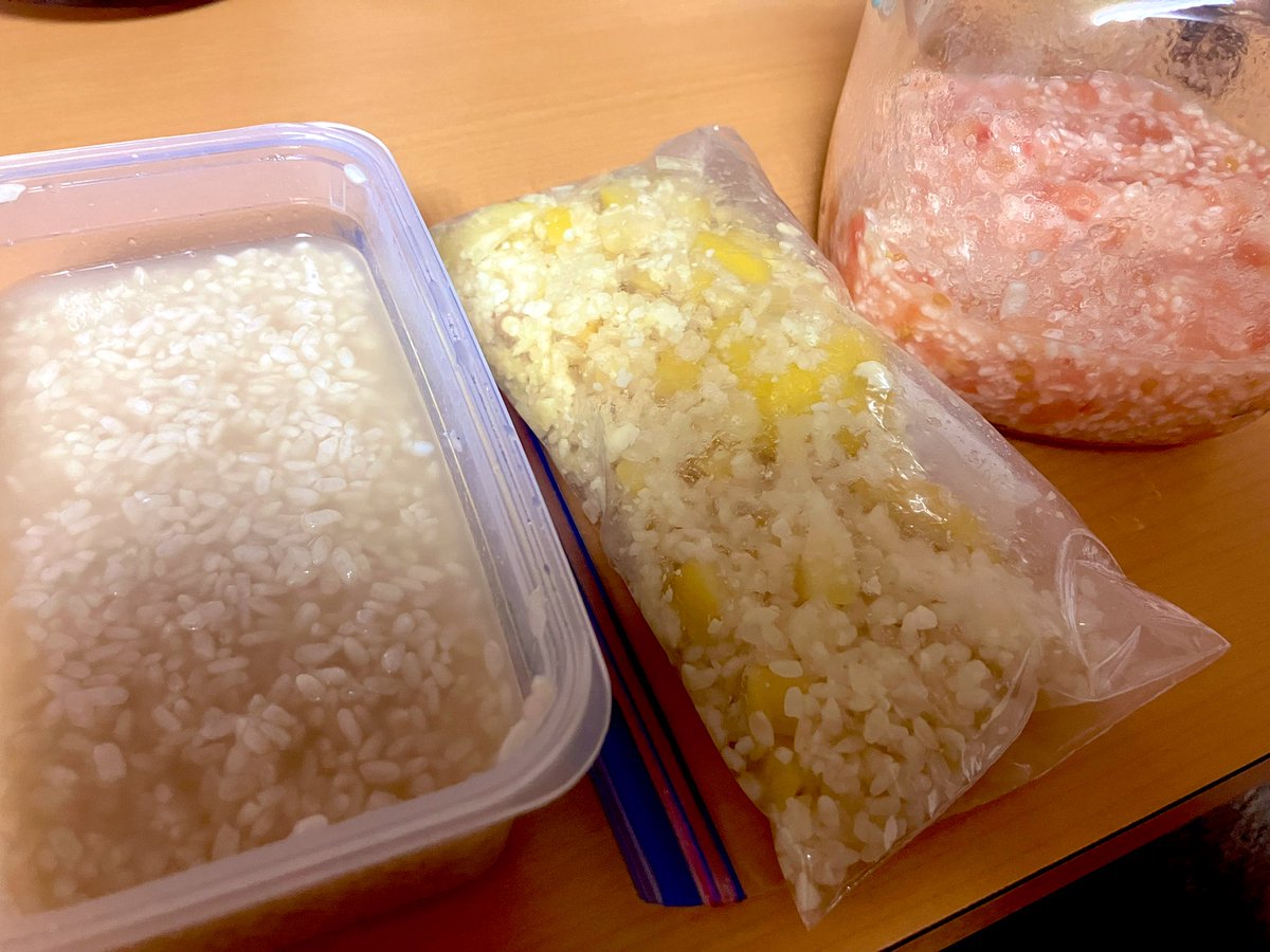 daichansan1's tweet photo. 塩こうじ
レモンこうじ
トマトこうじ

発酵調味料を極めれば、購入するのはさしすせそだけで、体にやさしく多彩な味覚が楽しめると思いチャレンジ中。 https://t.co/EdpRkS6hEw