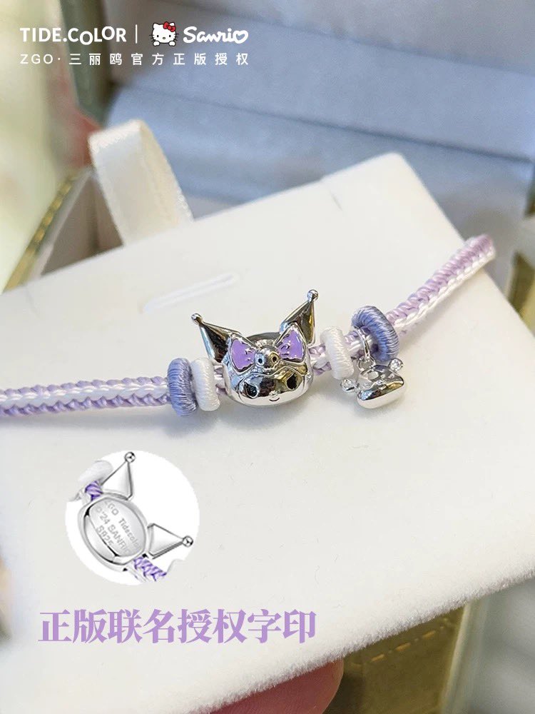 withdreamee's tweet photo. 🌈 Pre-order🇨🇳
#Tidecolor x #Kuromi Bracelet
✨สินค้าลิขสิทธิ์แท้✨
: วัสดุเชือกถัก + เงิน S925
: ความยาว 22 cm. (ปรับระดับได้)
: ราคารวมกล่อง + ถุงกระดาษ
🚩ราคา 890฿
🚛รวมส่งในไทย
💬มัดจำ 50%
✅รวมภาษี+ค่าส่งกลับไทย
⏰รอสินค้า 14-20 วันหลังส่งกลับไทย
#พรีจีน #พรีออเดอร์จีน
#ตลาดนัดsanrio #ตลาดนัดซานริโอ้