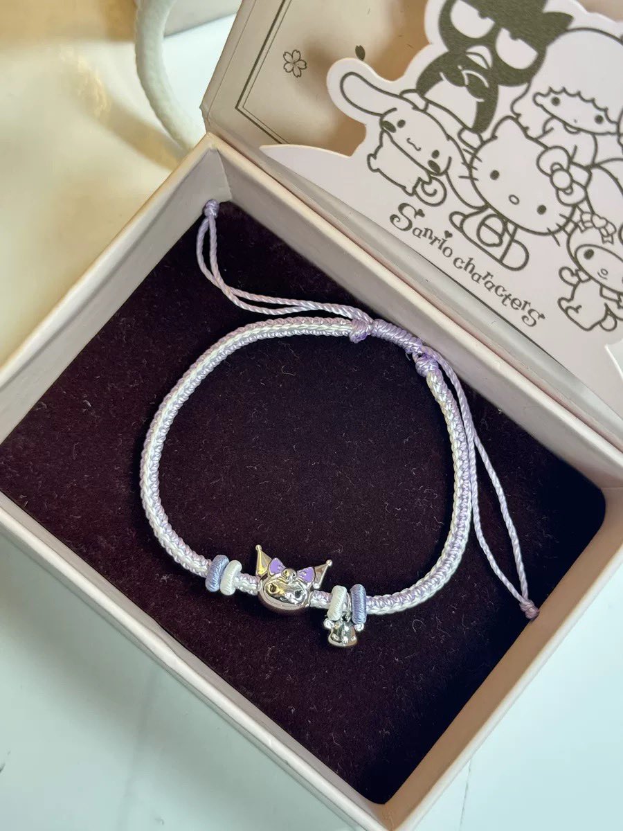 withdreamee's tweet photo. 🌈 Pre-order🇨🇳
#Tidecolor x #Kuromi Bracelet
✨สินค้าลิขสิทธิ์แท้✨
: วัสดุเชือกถัก + เงิน S925
: ความยาว 22 cm. (ปรับระดับได้)
: ราคารวมกล่อง + ถุงกระดาษ
🚩ราคา 890฿
🚛รวมส่งในไทย
💬มัดจำ 50%
✅รวมภาษี+ค่าส่งกลับไทย
⏰รอสินค้า 14-20 วันหลังส่งกลับไทย
#พรีจีน #พรีออเดอร์จีน
#ตลาดนัดsanrio #ตลาดนัดซานริโอ้