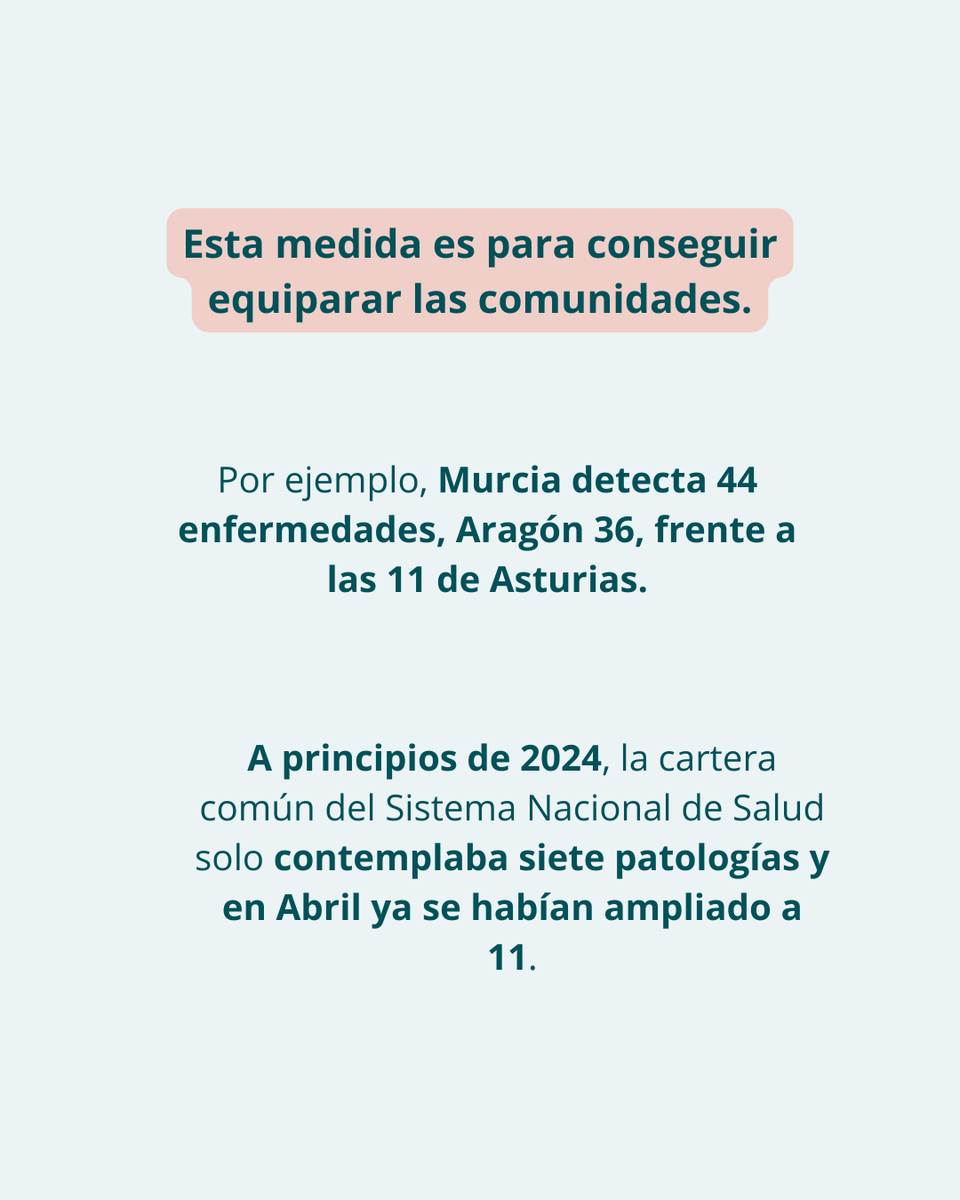 maternify's tweet photo. Sanidad confirma nuevos cribados neonatales hasta las 23 enfermedades de base endocrino-metabólicas (con cribado a través de la prueba del talón). https://t.co/u9Jy6KycVe