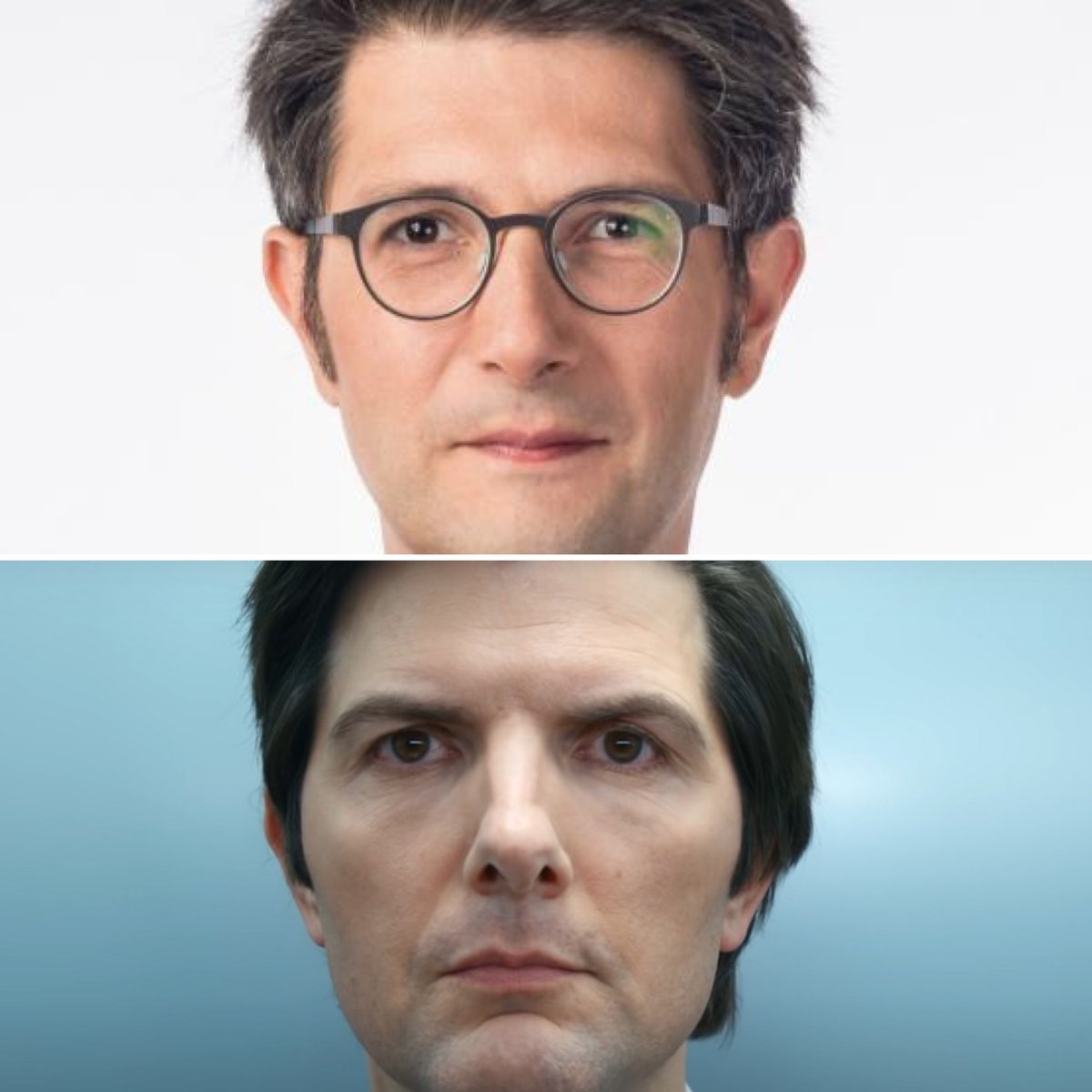 Gratis Lookalikes <a href="/Humo/">humo</a> #severance #mnm #stubru <a href="/stvn/">Steven Lemmens</a> #adamscott