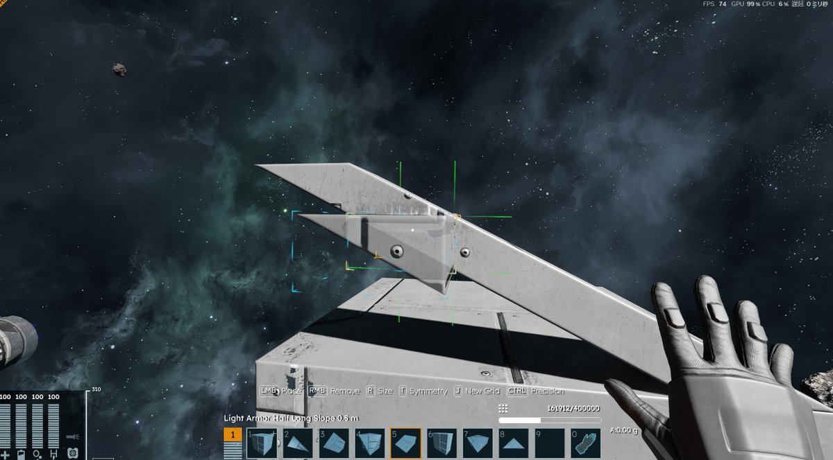 yuking2315's tweet image. #SE2 #SpaceEngineers2 
いままでやりたかった形が全部できる…ありがとうKEEN