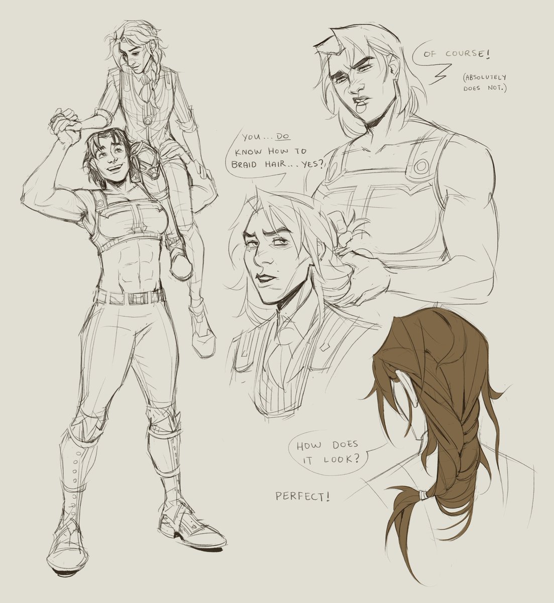 chumb0e's tweet image. hiddem with the yuri beam #jayvik #wip #arcane