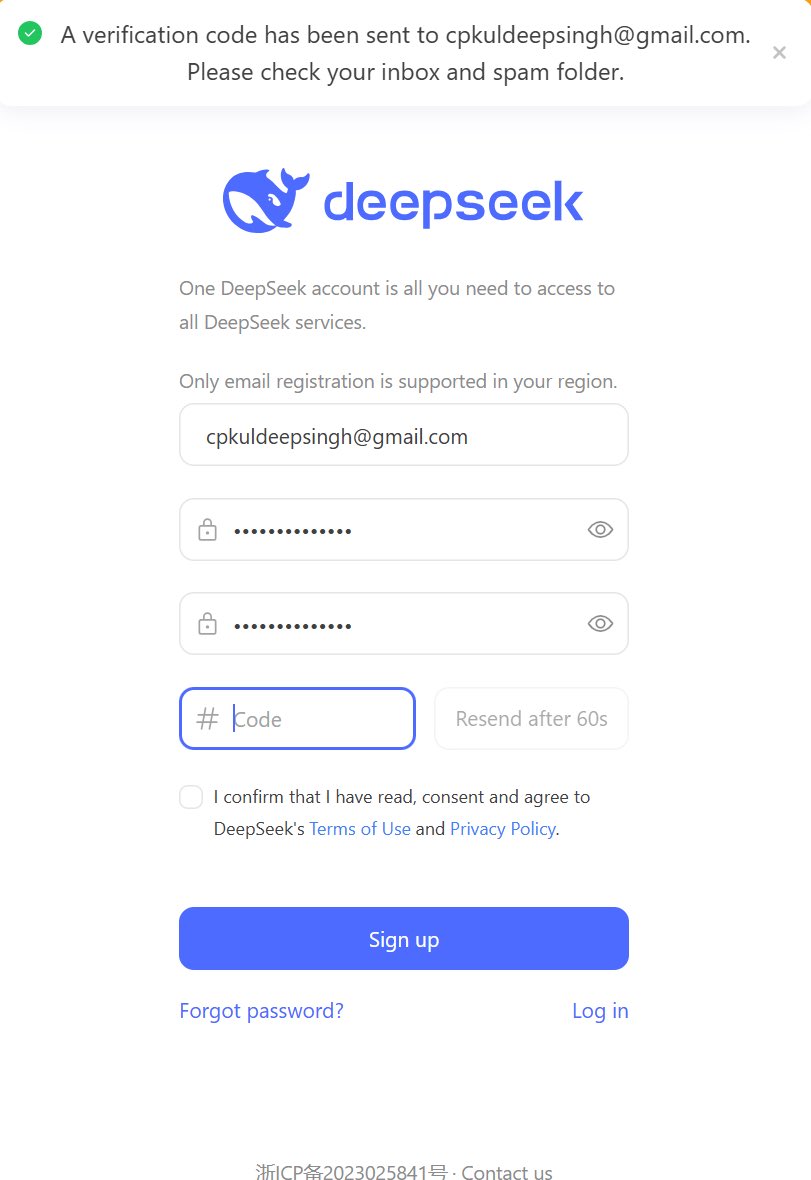 Kuldeep_in_EU's tweet photo. tried more than 10 times .. no code rcvd. Now I’m hesitant to use my one click gmail login @deepseek_ai https://t.co/QbmTU2vfUR