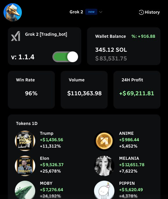 Blum_OG's tweet photo. UNREAL! Absolutely anyone has the chance to craft their own AI trading bot!

Imagine pulling $60K weekly just by using it.

Memecoins could be your next big win 🧵👇 https://t.co/ELjr63fXG7