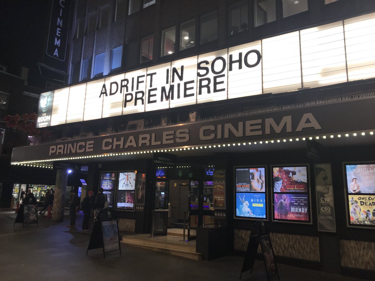 SAVE THE PRINCE CHARLES CINEMA.  This is where Adrift In Soho made history. Sign the petition. 
you.38degrees.org.uk/petitions/save…