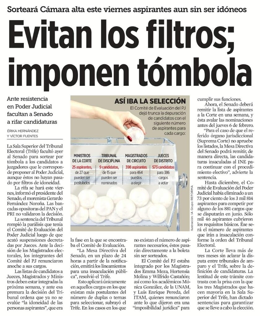 Melissa_Bely's tweet image. Morena es lo PEOR que le pudo pasar a México 

Ahora el azar va a determinar el destino de la justicia junto con los delincuentes de Morena

¡Que vergüenza!

Una pandilla de hampones haciendo rifas y tómbolas para perpetuarse en el poder.