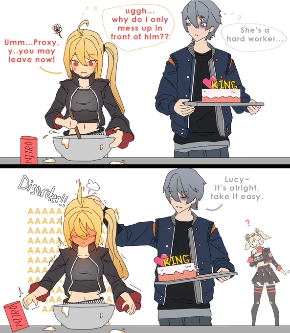 This dude can't stop rizzing girls..
Only The OGs ship these two!
#zzzero #burnice #lucy 