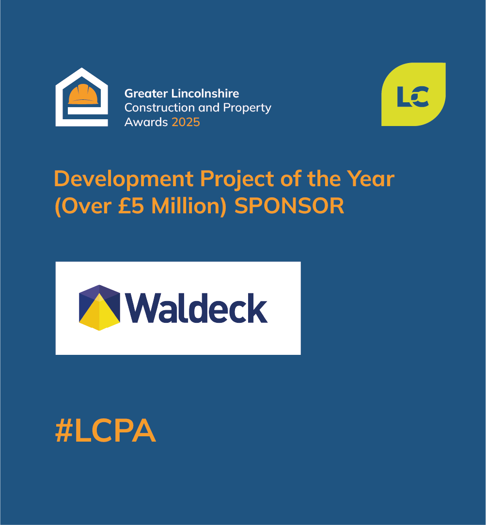 We are thrilled to announce that <a href="/waldeckconsult/">Waldeck</a>  is our Development Project of the Year (Over £5 Million) Sponsor for this year’s Lincolnshire Construction &amp; Property Awards! 🎉 #LCPA

Find out more about Waldeck here: waldeckconsulting.com