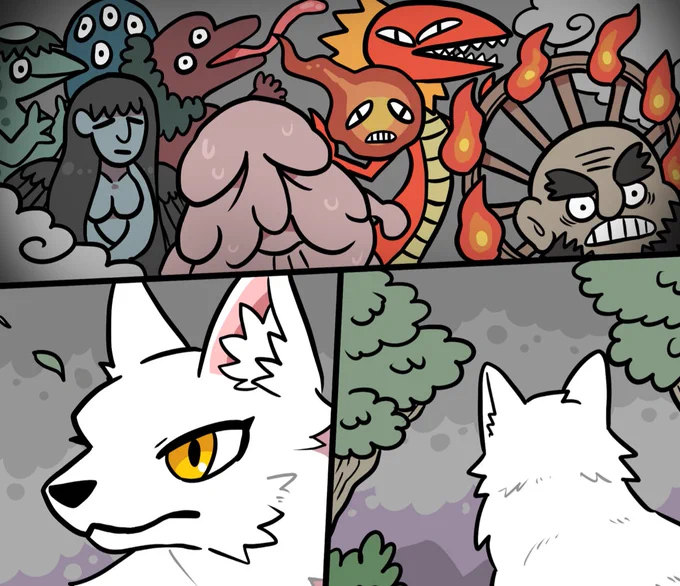 skebを納品しました🐺 