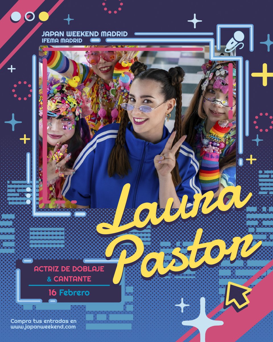 Japan_Weekend's tweet photo. 💥 𝐋𝐚𝐮𝐫𝐚 𝐏𝐚𝐬𝐭𝐨𝐫, la actriz de doblaje en castellano de Hermione Granger (Harry Potter), Anna (Frozen) y la Princesa Peach (Super Mario Bros), estará con nosotros en #JapanWeekendMadrid. 🎙✨

🗣 @laurapastor89 es una talentosa 𝐜𝐚𝐧𝐭𝐚𝐧𝐭𝐞 y 𝐚𝐜𝐭𝐫𝐢𝐳 𝐝𝐞 𝐝𝐨𝐛𝐥𝐚𝐣𝐞 que también ha prestado su voz a personajes como Violeta (Los Increíbles), Zoe (League of Legends), Astrid (Cómo entrenar a tu dragón) o Hina Amano (El Tiempo Contigo). Además, recientemente ha iniciado su carrera como cantante con 2 singles y videoclips ya publicados. 🎤🎶