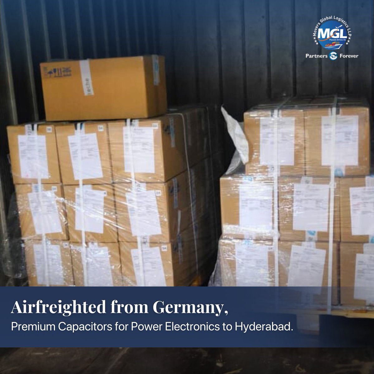 moversglobal1's tweet photo. Powering possibilities, one delivery at a time⚡✈️ 

Premium capacitors for power electronics, air freighted all the way from Germany to Hyderabad 🚚💨 

📲 Contact us for Logistics Services 
.
.
.
#MGL #Logistics #AirFreight #PowerElectronics #PassionDrivesUs https://t.co/XIAny9FeMJ