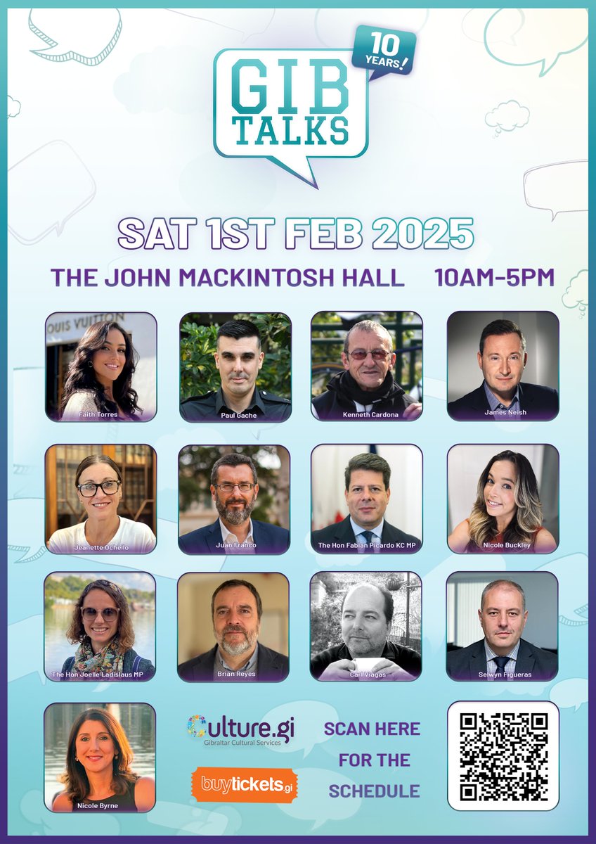 gib_talks's tweet image. The 10th anniversary lineup is packed with incredible talks, covering everything from Brexit to neurodiversity, journalism, politics, and more. Don&apos;t miss it this Saturday, 1st Feb, at John Mackintosh Hall! 🎤✨