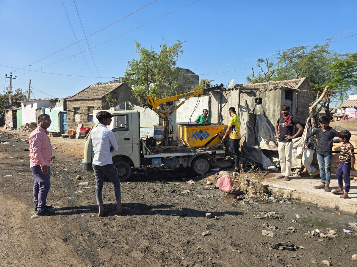 Drainage maintenance work is ongoing; the issue is temporary due to ongoing construction of new railway station.