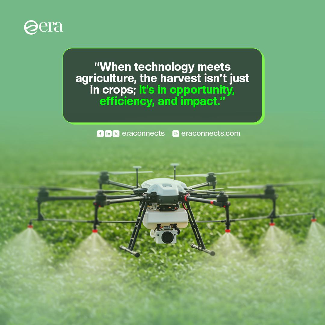eraconnects's tweet photo. The real power of agriculture lies in its ability to create opportunities. 

With Era Connects, technology amplifies these opportunities for farmers and traders across the globe. 

Let's harvest a brighter tomorrow together. 

#agrotech #agriculture #eraconnects https://t.co/EItXDqyCj4