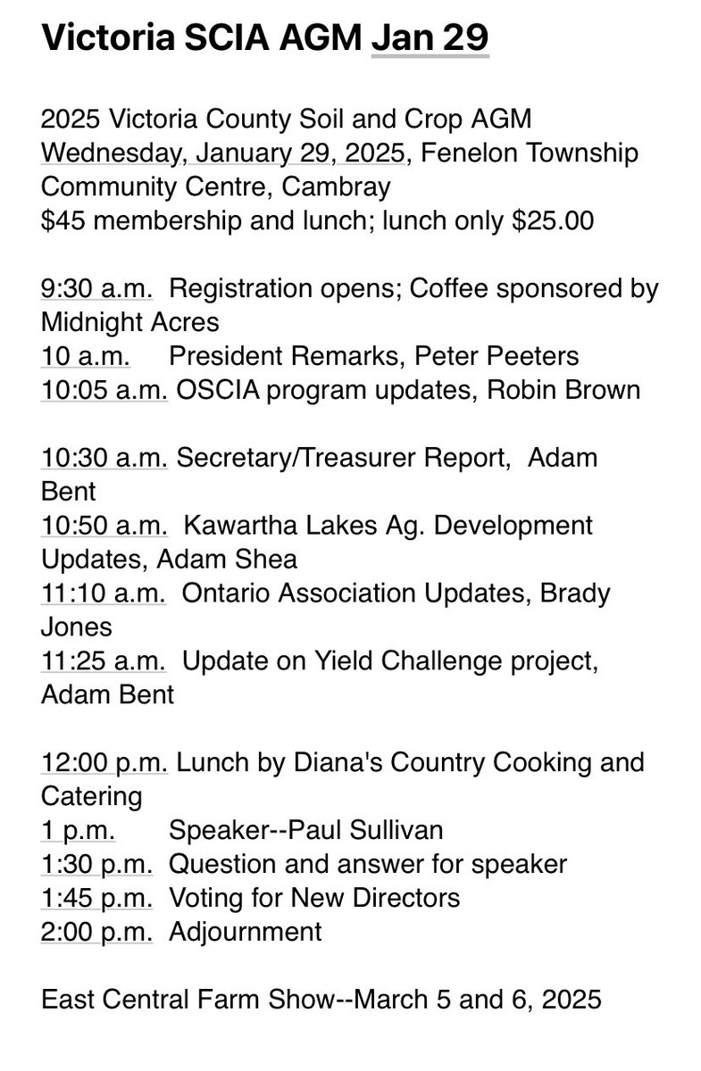 Victoria crop tomorrow