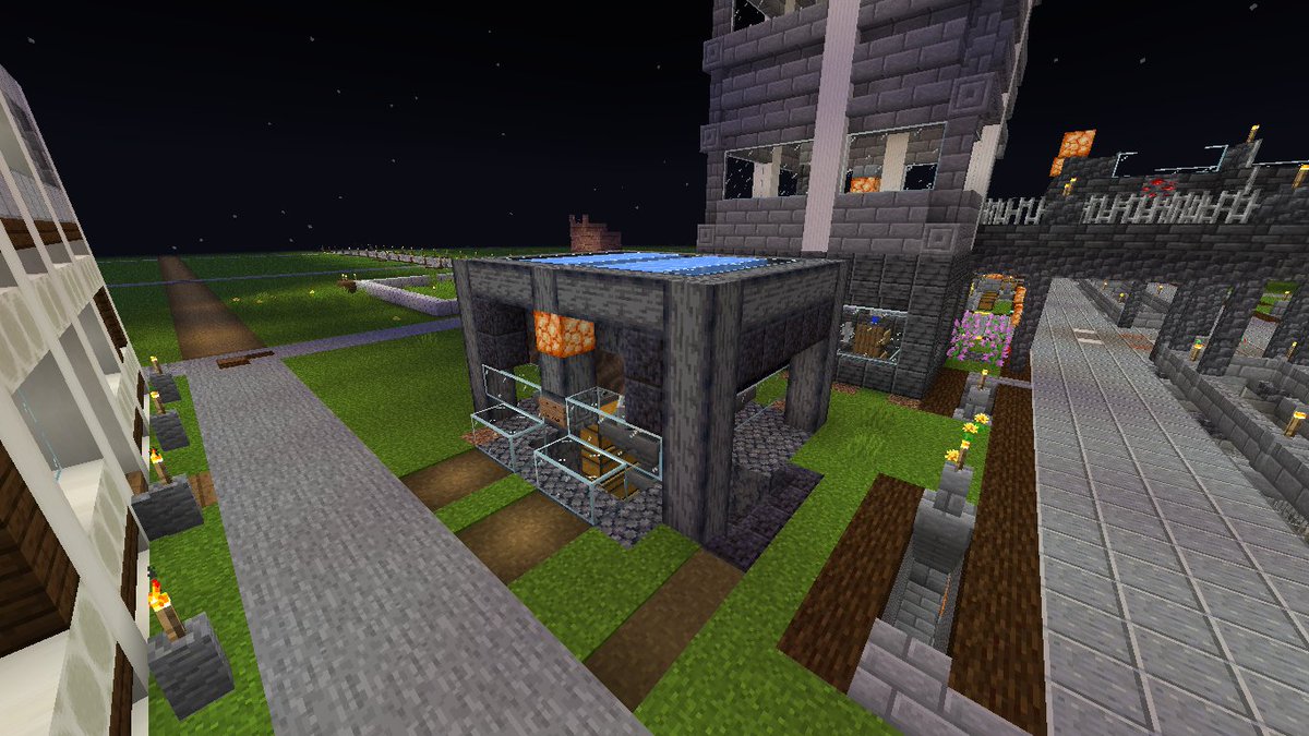 gray_cat27's tweet image. #FREESERVER 
玄武岩の生成所を建てた