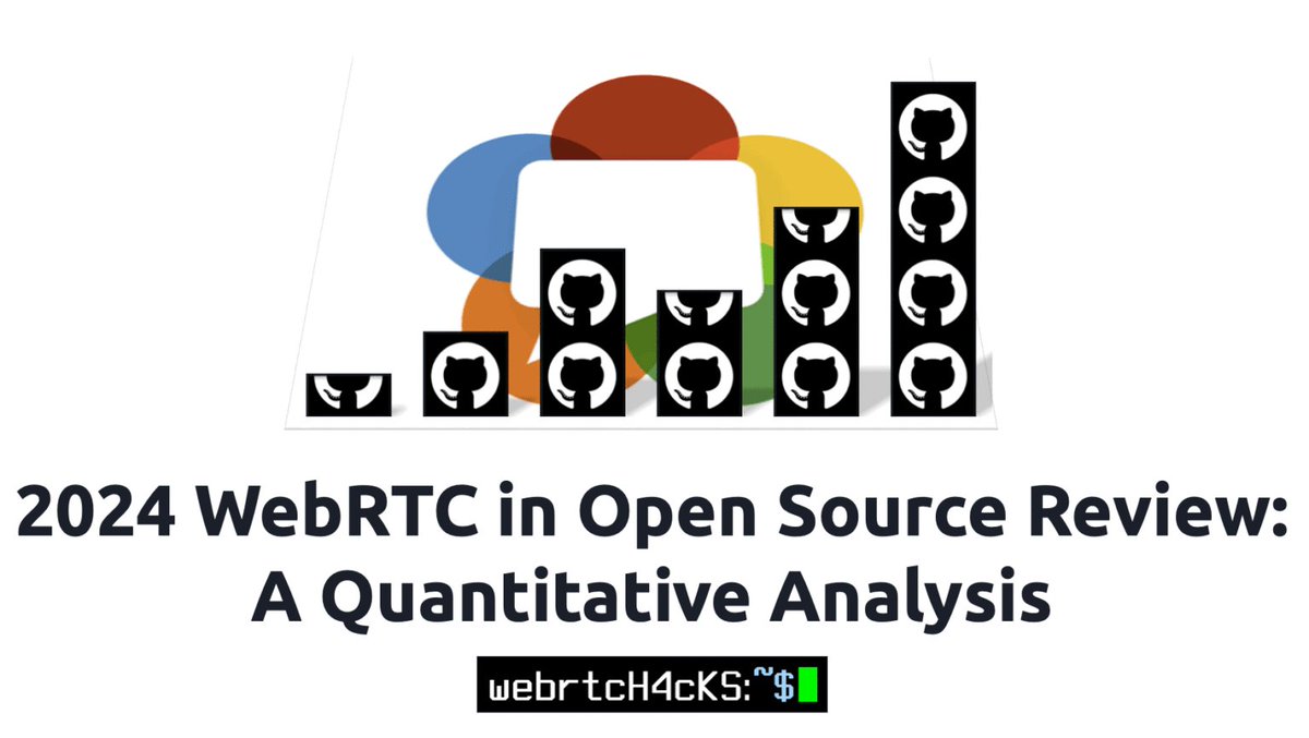 New post: 2024 WebRTC in Open Source Review: A Quantitative Analysis by <a href="/chadwallacehart/">Chad Hart</a> - data analysis of millions of GitHub events to uncover #WebRTC developer and technology trends. 
webrtchacks.com/2024-webrtc-in…