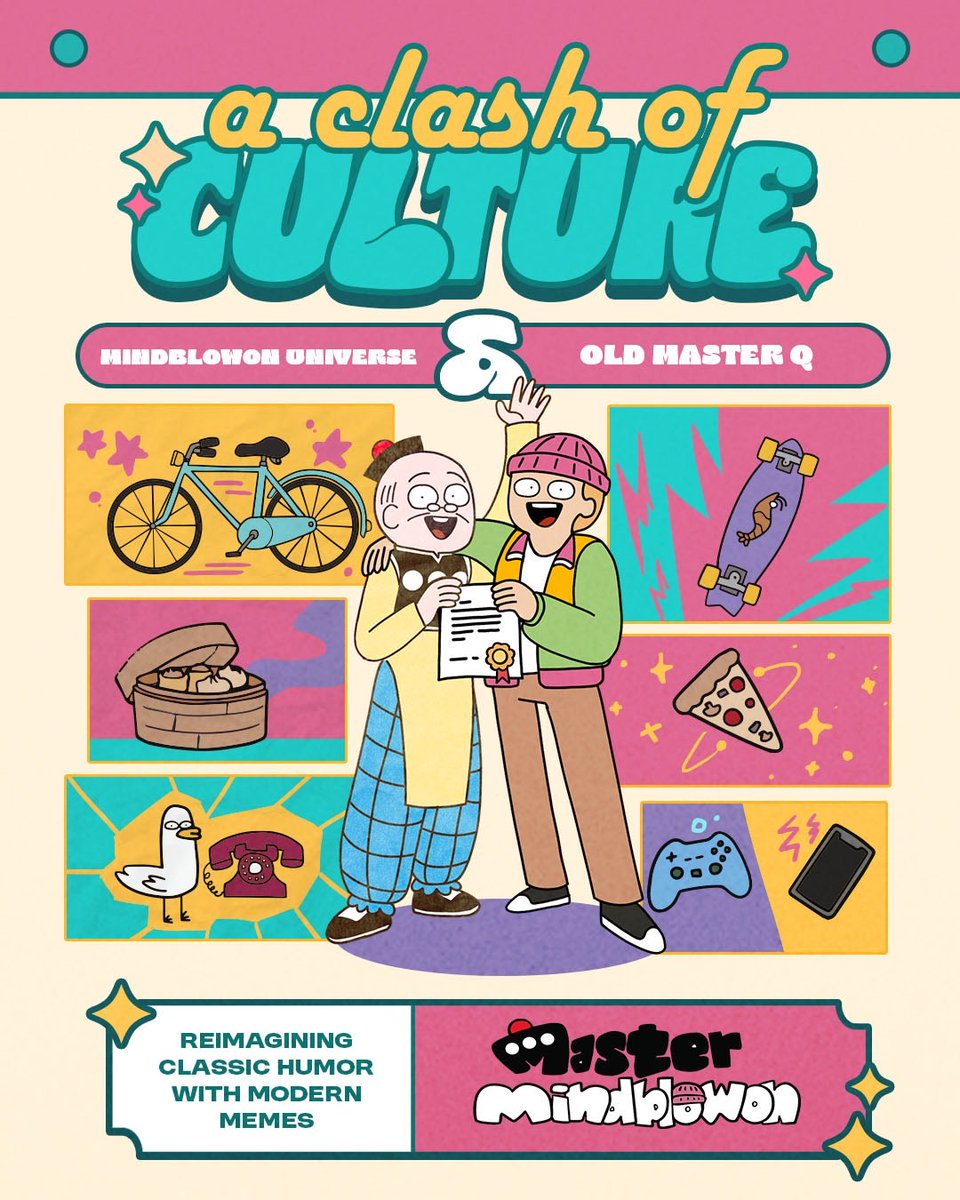 🎊 We Present You, Master Mindblowon 🎊

We’re proud to announce our collaboration with one of the longest-standing IPs in the world, the legendary Old Master Q! Bringing you guys the birth to MASTER MINDBLOWON!

In the spirit of celebrating the Lunar New Year, this unique