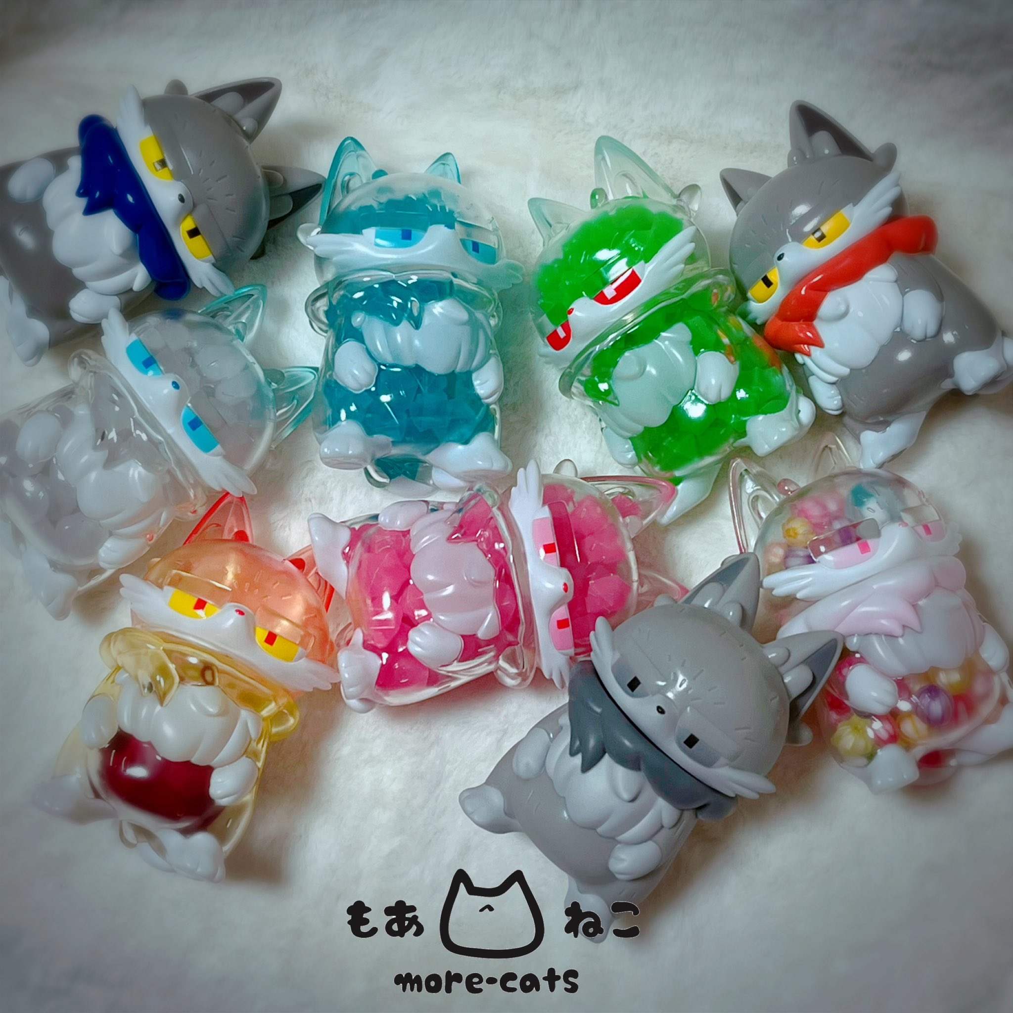 more-cats もあねこ　 　ハイロ　ウロ　デザフェス　ソフビ more-cats もあねこ ハイロ あいす ソフビ - メルカリ