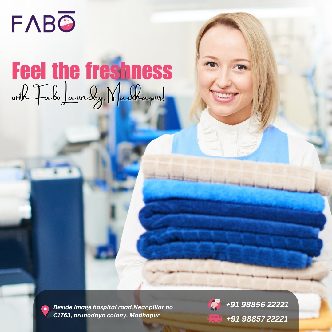fabo_madhapur's tweet image. Feel the freshness, every single time! 🧺
At Fabo Laundry, Madhapur, we bring your clothes back to life with expert care and unmatched quality. 💙

📍 Visit us or book your service today for the ultimate laundry experience!
#FaboLaundry #Madhapur #FreshEveryTime #SpotlessService