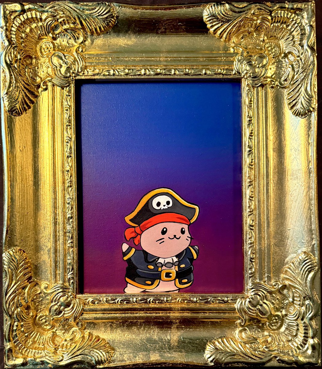 <a href="/RachelSTWood/">Rachel Wood</a> We do oil on canvas paintings of NFTs—taking digital art and putting it on a proper af medium, then frame it in 24k gold. Hope you like!