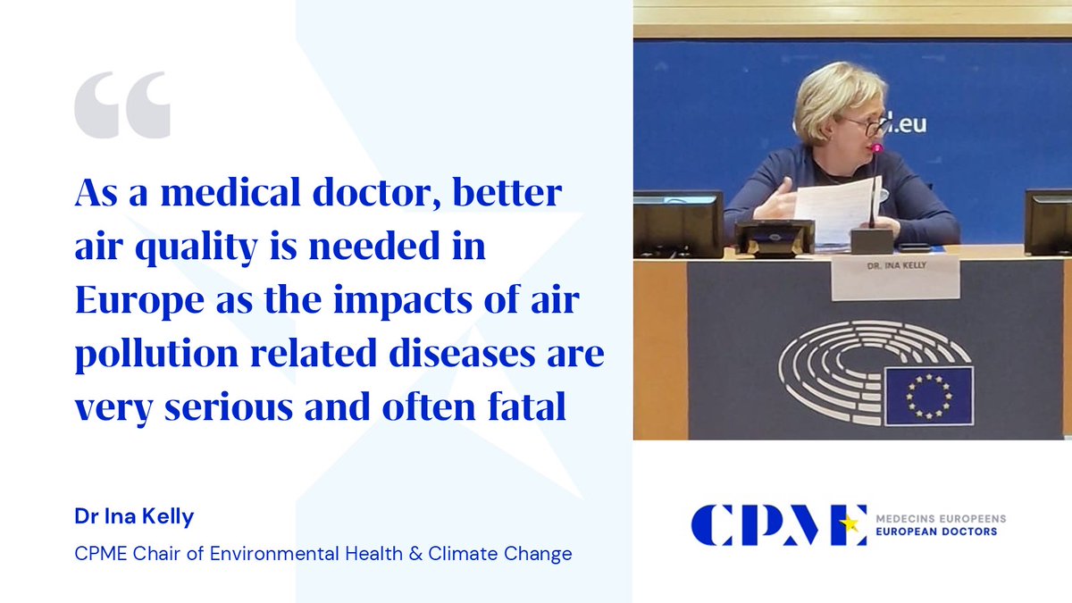 European Doctors (@cpme_europa) on Twitter photo "We need to put air pollution top of the health agenda"
📸 <a href="/DrInaKelly1/">Dr.InaKelly</a> represented European doctors at
<a href="/europarl/">European Parliament</a> at today's event on Strengthening Disease Prevention Through Clean Air Measures
👉 Find out more about the EU Healthy Air Coalition: healthyaircoalition.eu "We need to put air pollution top of the health agenda"
📸 <a href="/DrInaKelly1/">Dr.InaKelly</a> represented European doctors at
<a href="/europarl/">European Parliament</a> at today's event on Strengthening Disease Prevention Through Clean Air Measures
👉 Find out more about the EU Healthy Air Coalition: healthyaircoalition.eu