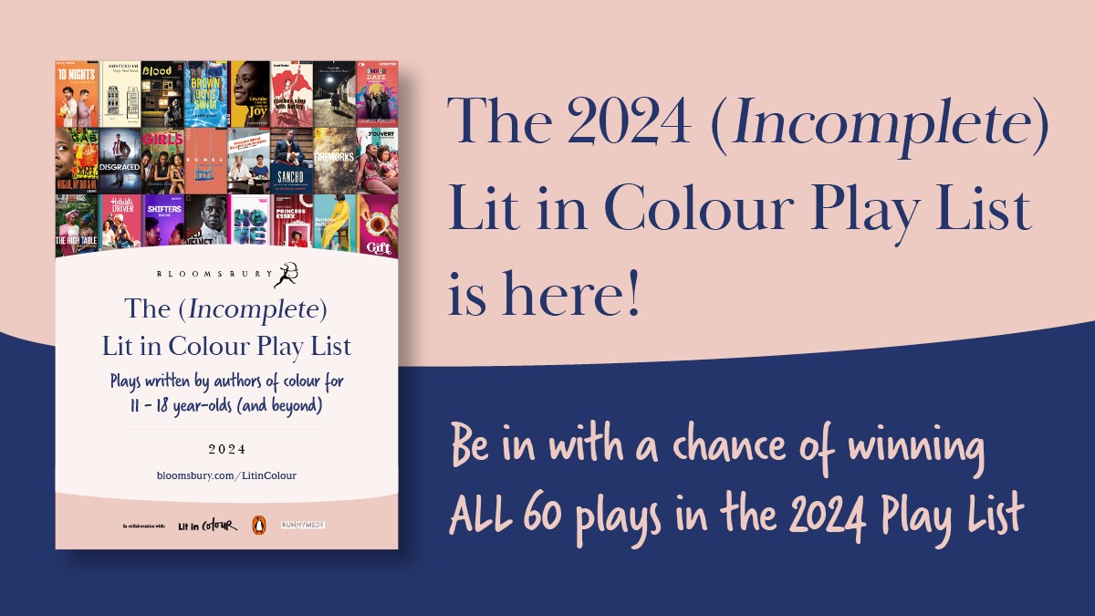 Win a bundle of 60 #LitinColour plays! 📚

Tell us about a play you’d like to see in the 2025 list and you could win all 60 plays in the 2024 #LitinColour Play List.

Enter here 👉 bit.ly/4fnOFEh

(Here’s the list of plays you could win!) bit.ly/40iRAJU