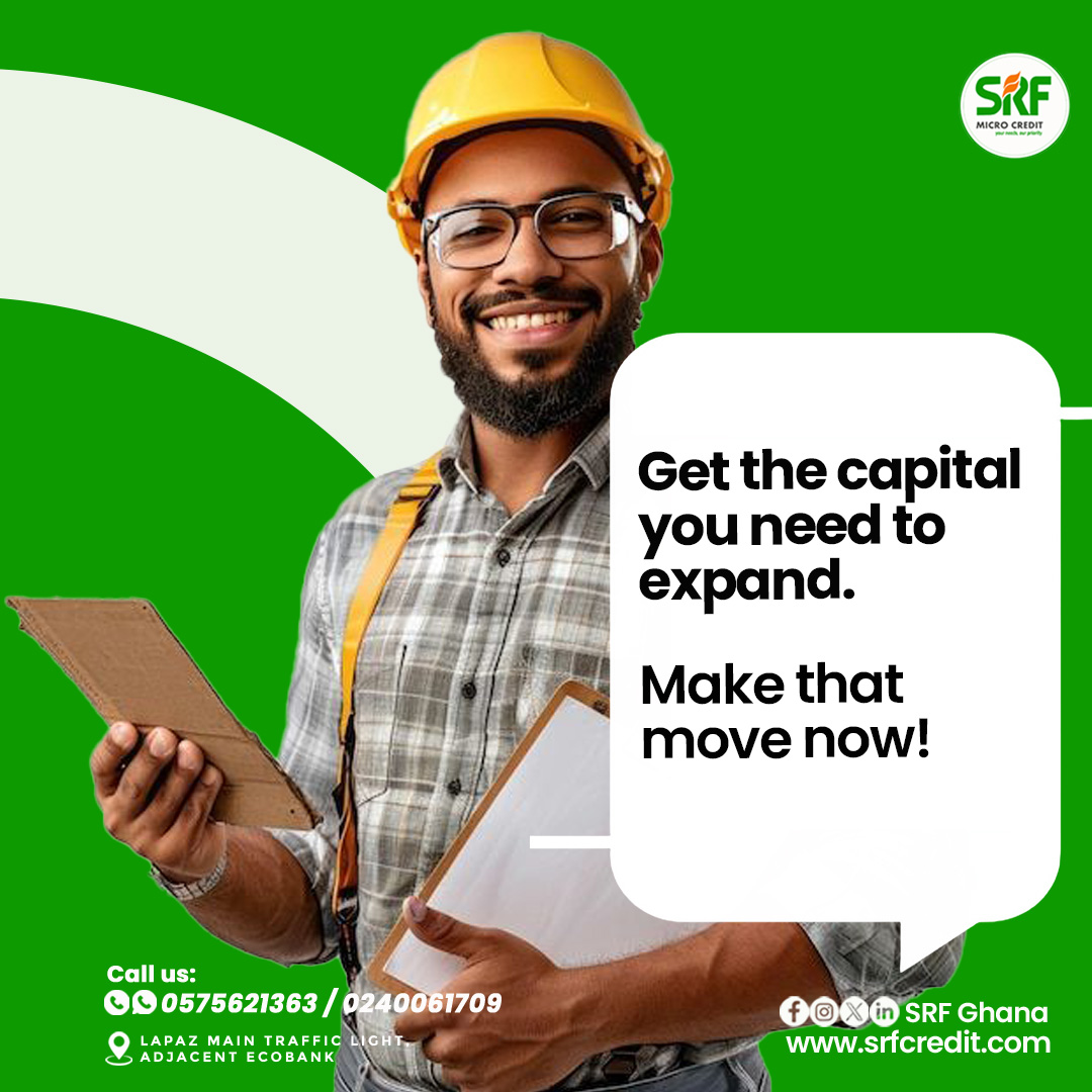 srfmoneylending's tweet photo. Has your capital depreciated due to high inflation?
We've got a solution for you.
Call us if you live in Accra.
Contacts: 0240061709/0575621363
Visit our website: https://t.co/RAlftSP2XJ
#quickloans #reliableloans #bussinesloans #grouploans #srfmicrocredit https://t.co/naSYpEb6Mm