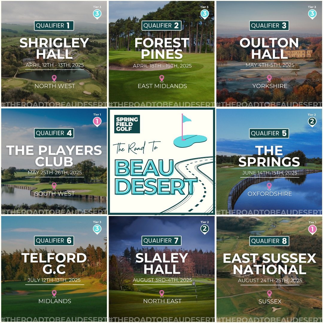spr1ngfieldgolf's tweet image. 𝐆𝐨𝐥𝐟𝐞𝐫𝐬, 𝐚𝐫𝐞 𝐲𝐨𝐮 𝐣𝐨𝐢𝐧𝐢𝐧𝐠 𝐮𝐬 𝐭𝐡𝐢𝐬 𝐬𝐮𝐦𝐦𝐞𝐫? ⛳️ 👀

The golf season is edging ever closer &amp;amp; we’ve got another jam packed year of events coming at Springfield Golf. 

🚨Tickets for the 2025 series are available online.

🔗 springfieldgolf.co.uk