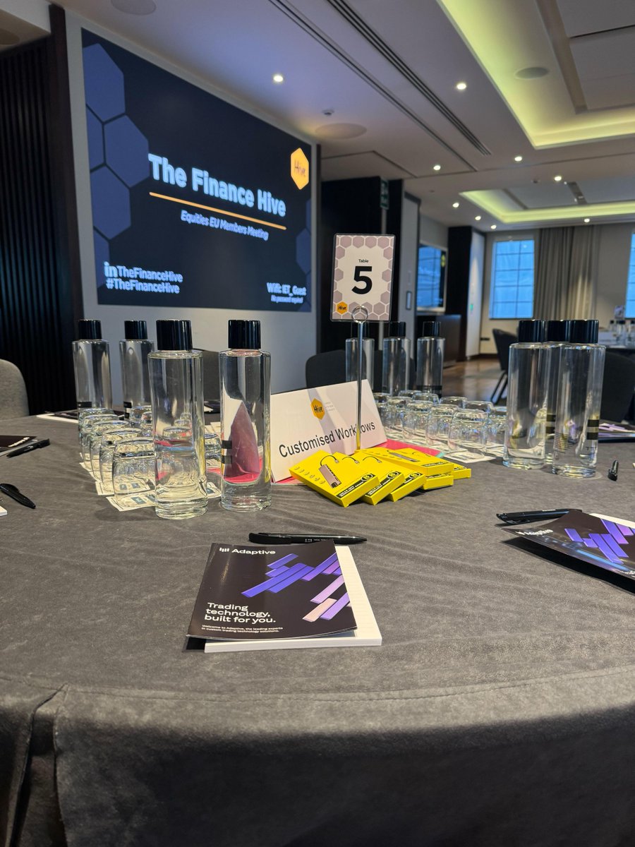 WeAreAdaptive's tweet photo. ⚡ Last week, we joined The Finance Equities Hive in London and hosted a roundtable on Customized Workflows.
Interested in learning more? Did you miss our roundtable workshop and want to have another chat? Reach out here: https://t.co/DDWxKhDiSS
#WeAreAdaptive #TheFinanceHive https://t.co/UClpIsUWis