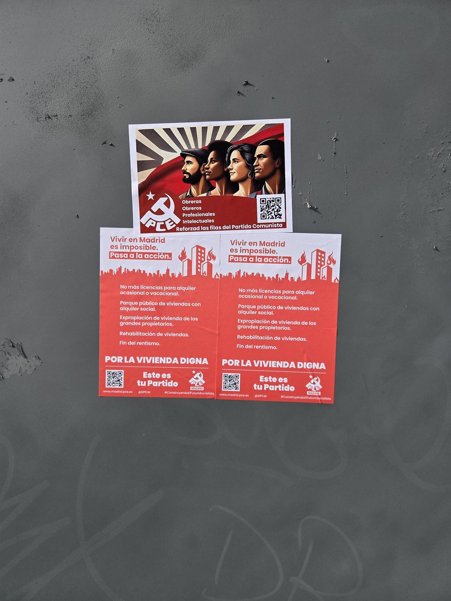 PCEAlcorcon's tweet image. El #9FTomamosLaCalle contra el rentismo y la especulación. Por el derecho a la vivienda

Seguimos incansablemente en la lucha por un #FuturoSocialista donde todas las personas tengan acceso a una vivienda digna. 

Si también luchas por un mundo más justo ➡️ #EsteEsTuPartido ✊🏻🔥