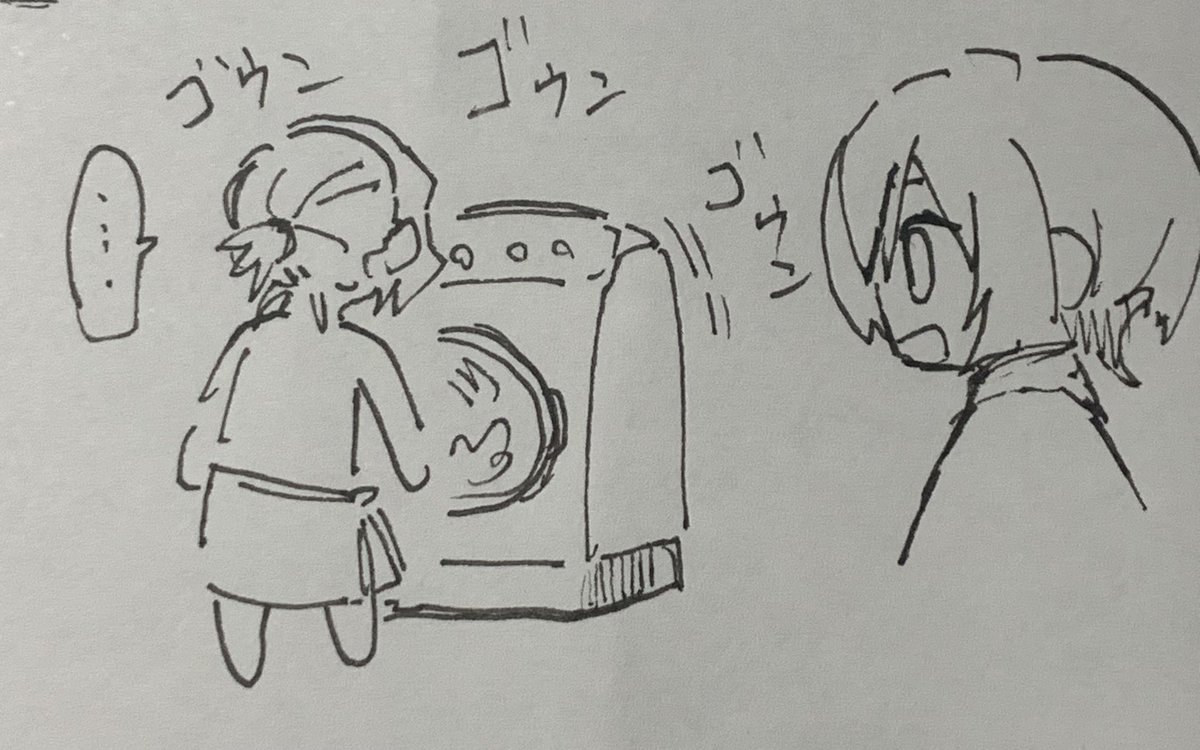 @outyak1937 マチュ「あ、服全部臭うから洗っといてるから」 