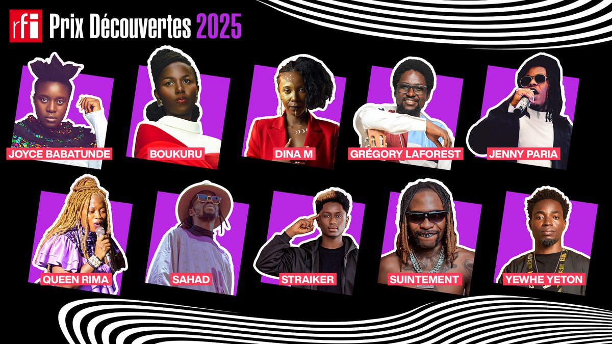 📻🎼 <a href="/RFI/">RFI</a> a dévoilé ce mardi 28 janvier, les 10 finalistes du Prix découvertes RFI 2025, qui met en avant les nouveaux talents musicaux du continent africain depuis 1981. Plus d'informations ci-dessous 👇
pressefmm.com/prix-decouvert…