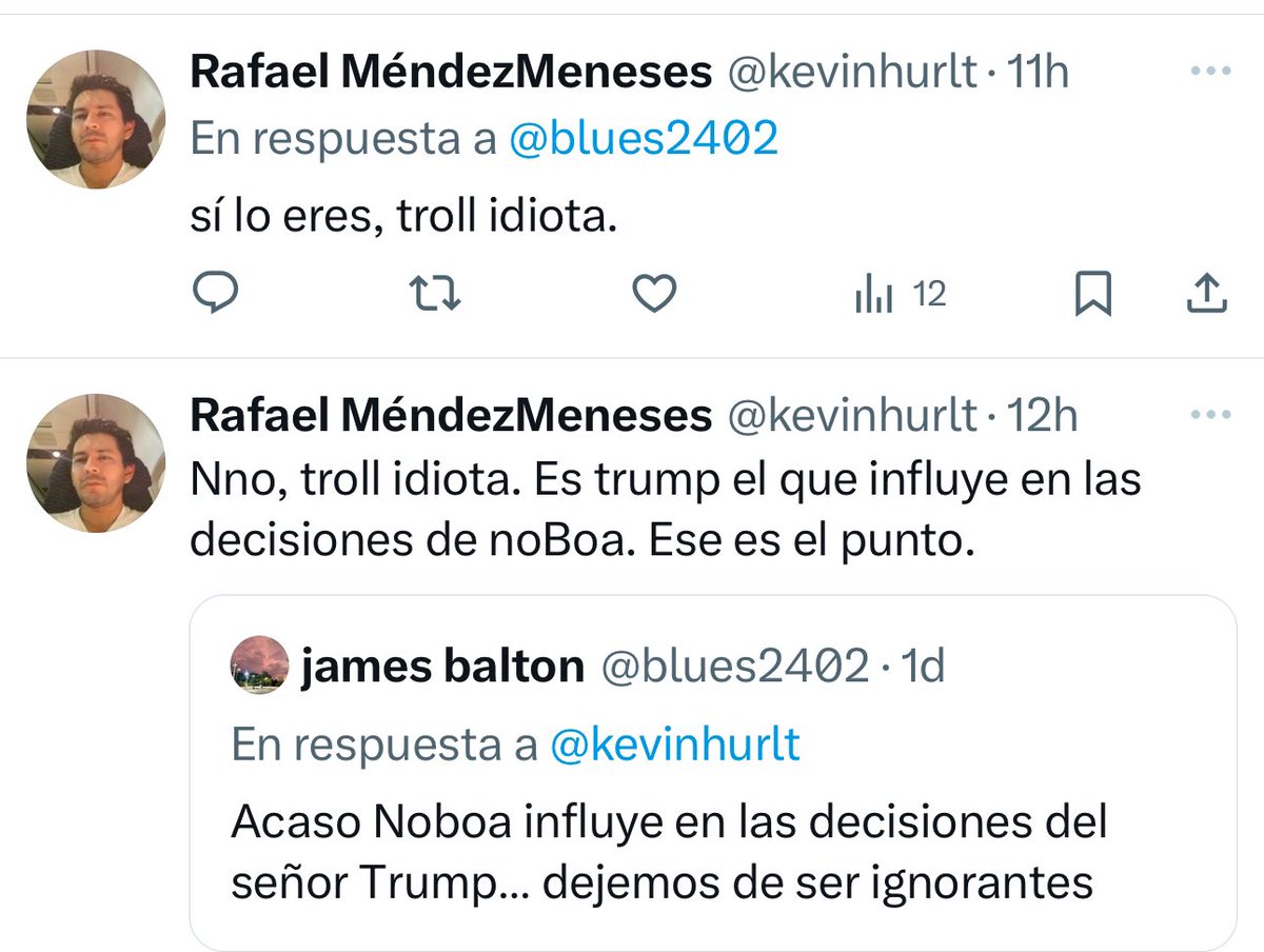 blues2402's tweet photo. Yo me pregunto algo, SI NO TE GUSTA QUE LA GENTE TE RESPONDA, ¿Por qué posteas? Al final del día es un claro ejemplo de cómo te quieren imponer una forma de pensar, insultarte y hasta bloquearte… https://t.co/P7E2l5gwi5