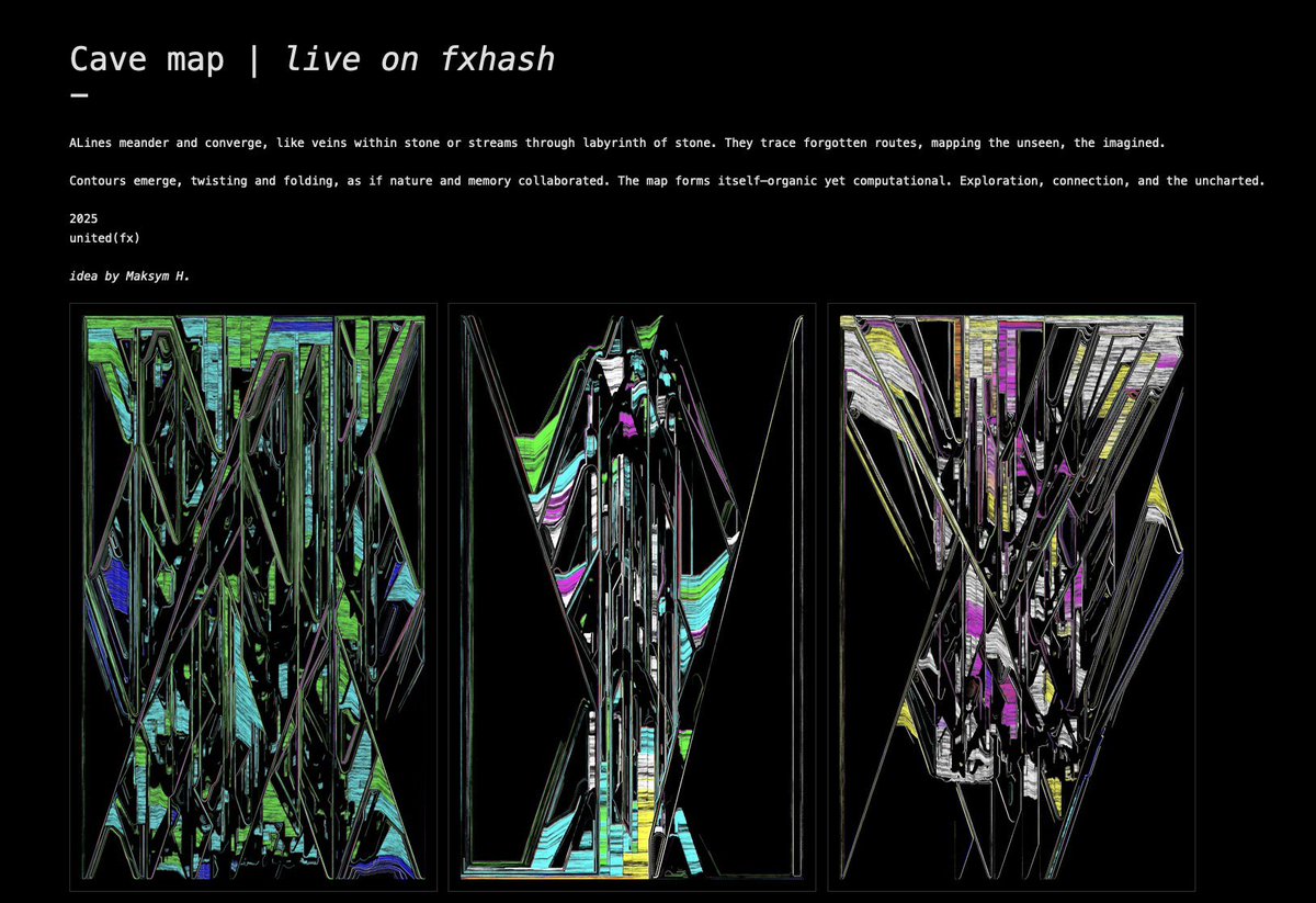 7 pieces left on #fxhash
fxhash.xyz/generative/315…